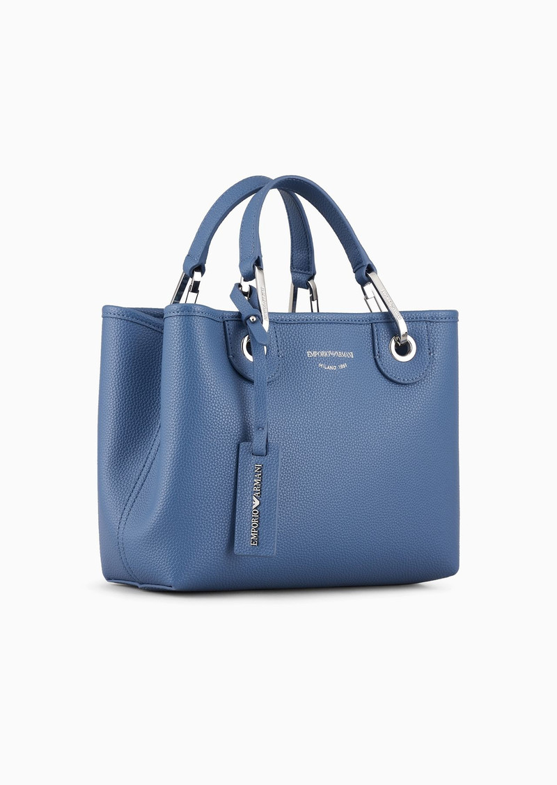 EMPORIO ARMANI Small MyEA shopper bag with deer print outlook