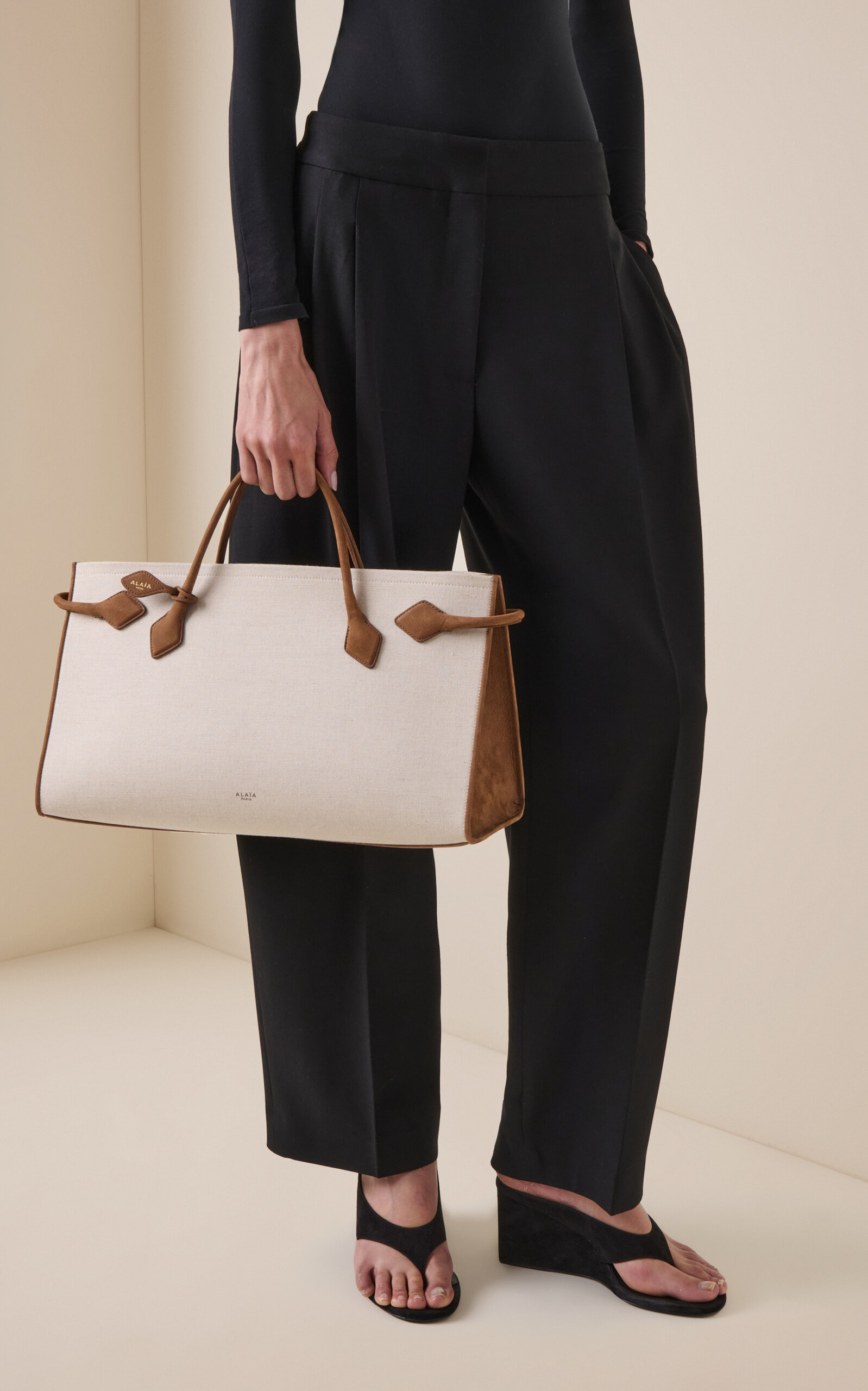 Le Teckel Canvas Tote Bag neutral - 2