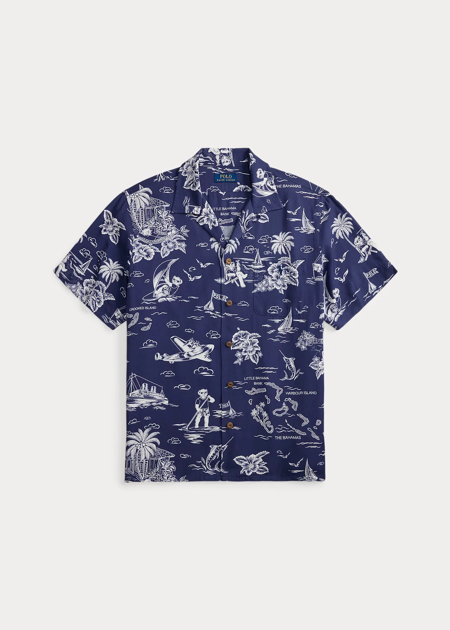 Classic Fit Polo Bear Camp Shirt - 1
