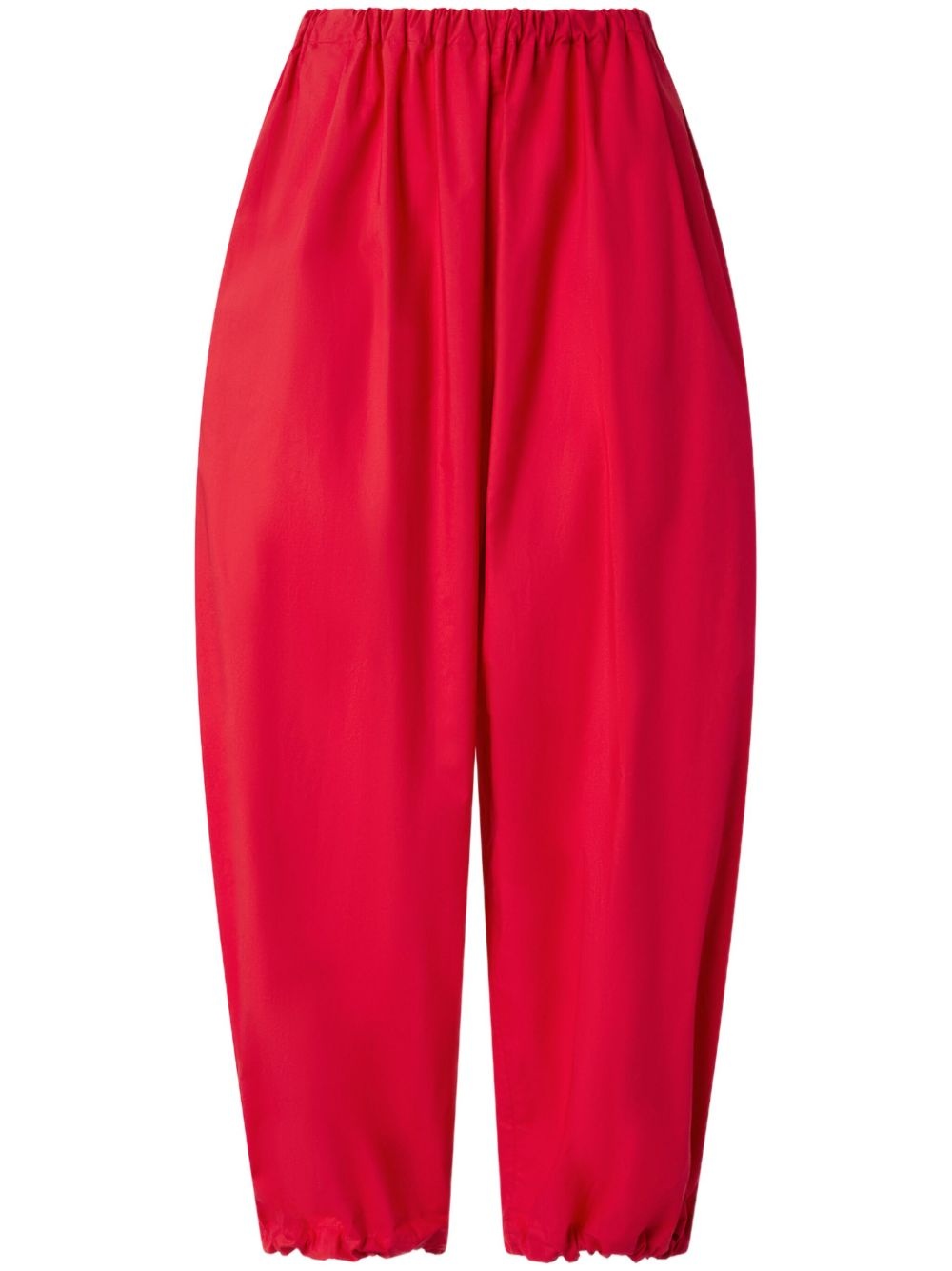 cotton tapered trousers - 1