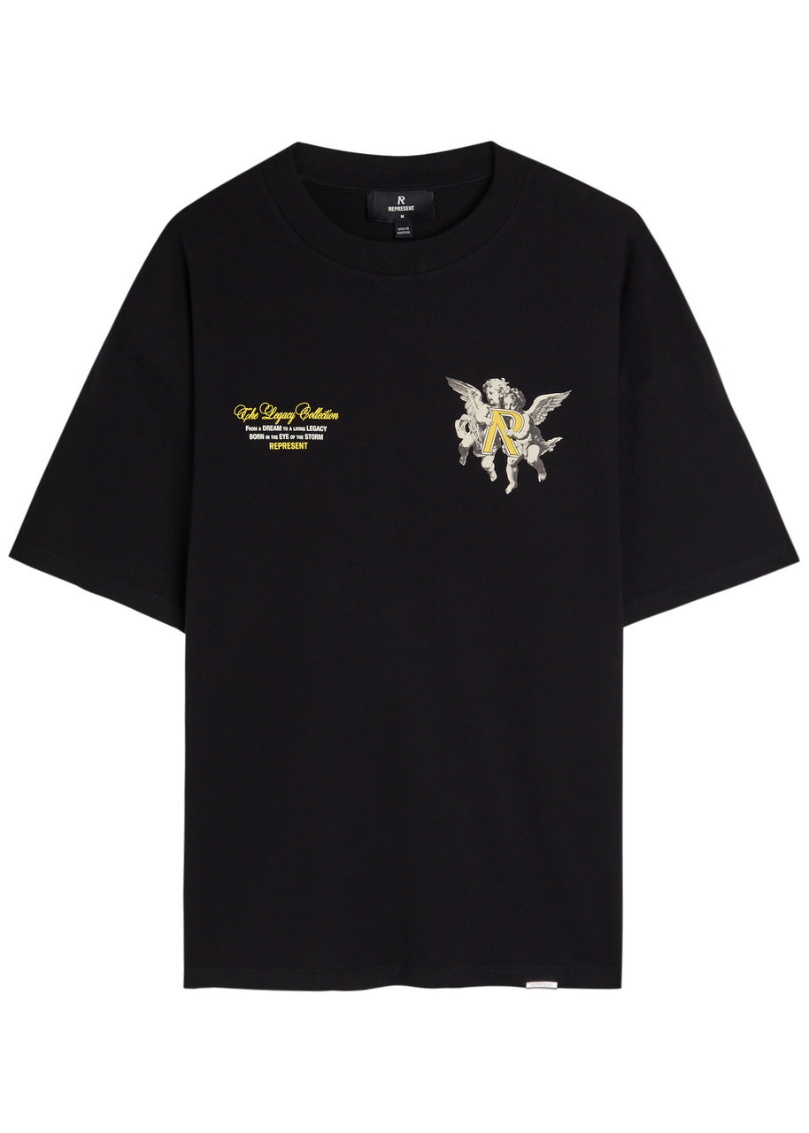 Represent Legacy Cherubs Logo Cotton T-shirt - 1