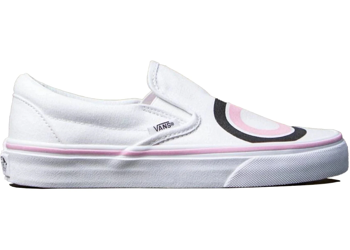 Vans Classic Slip-On Sayings OMG White (Women's) - 1