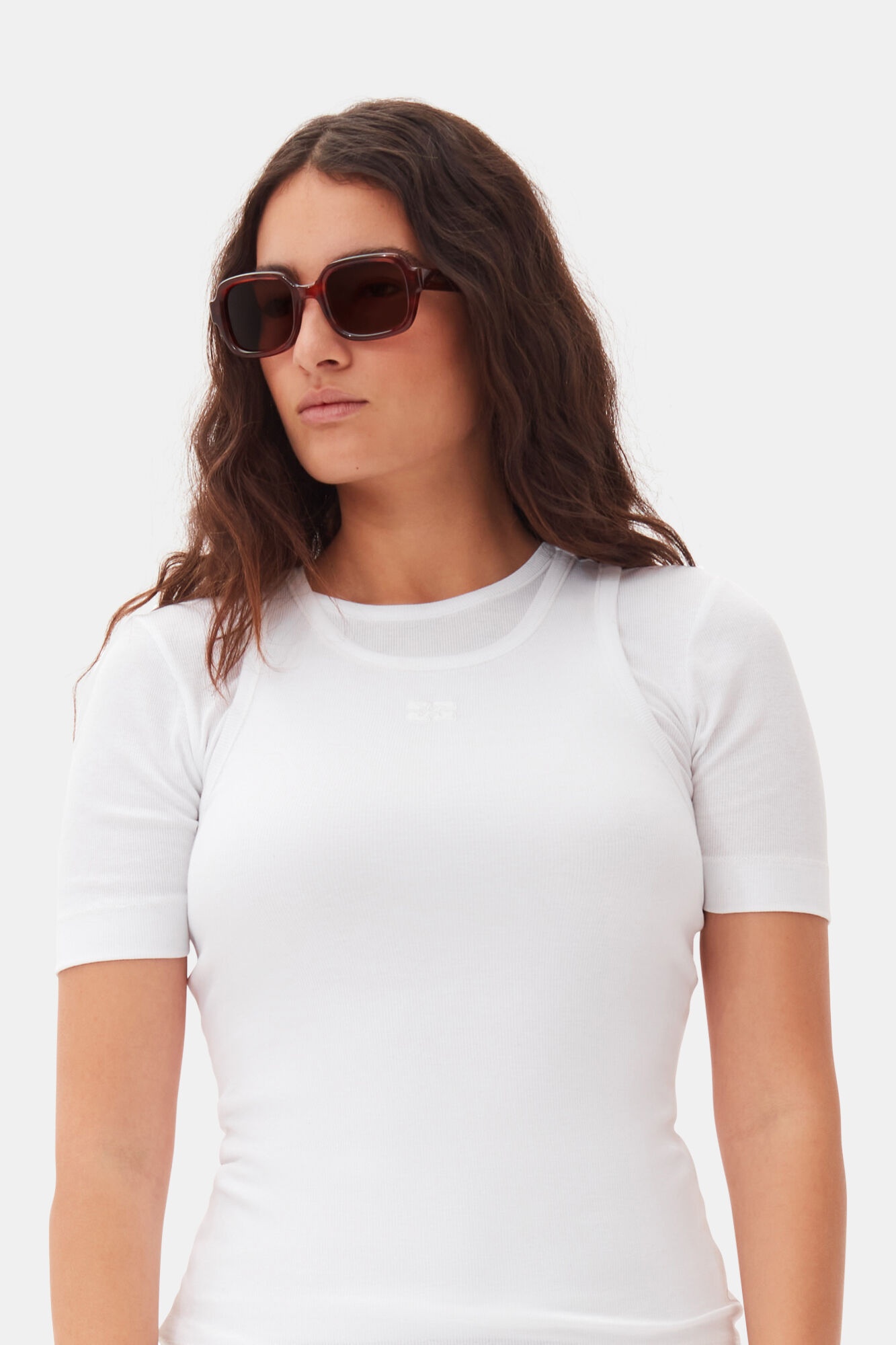 GANNI X ACE & TATE TIGER'S EYE TWIGGY SUNGLASSES - 6