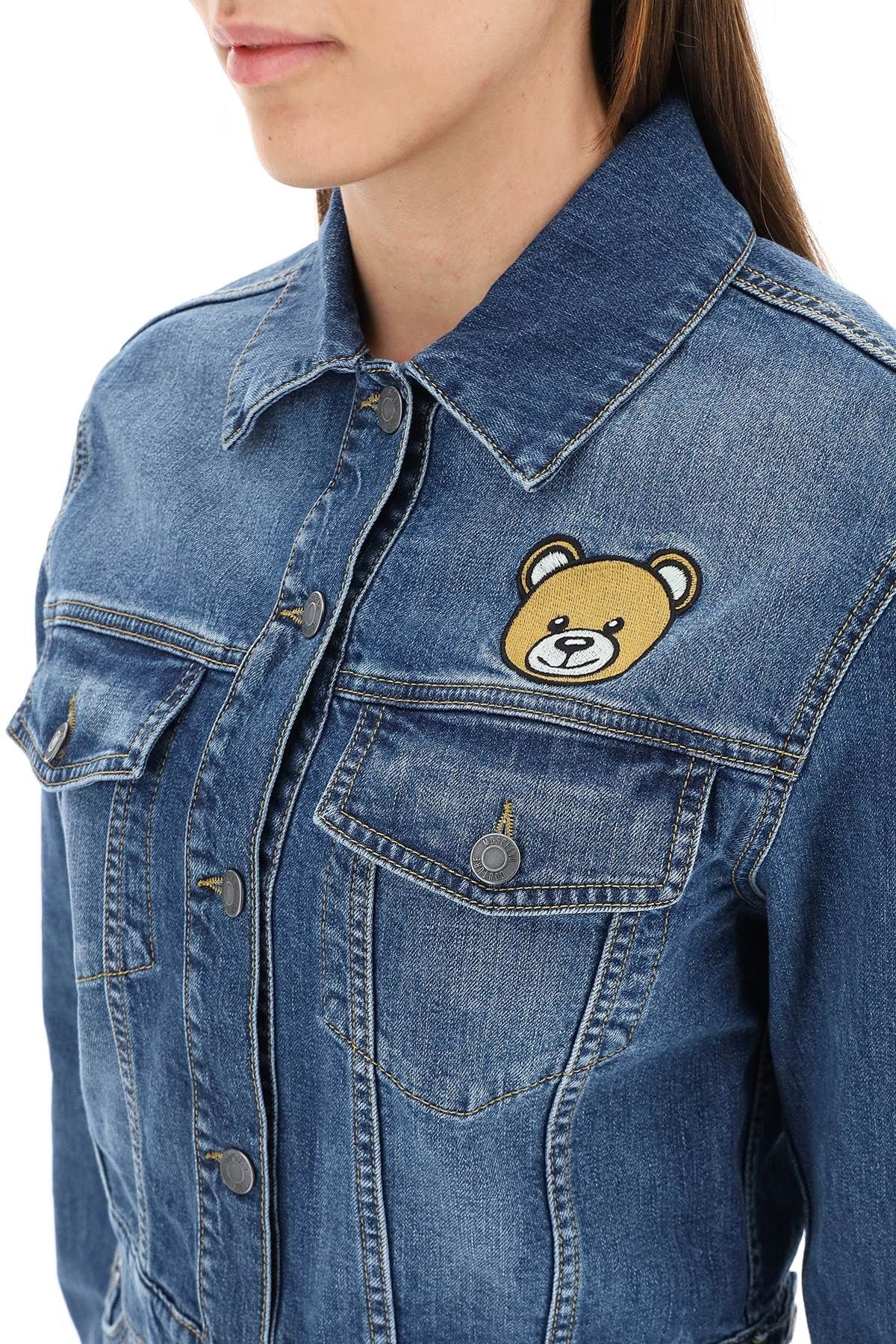 TEDDY BEAR DENIM JACKET - 5