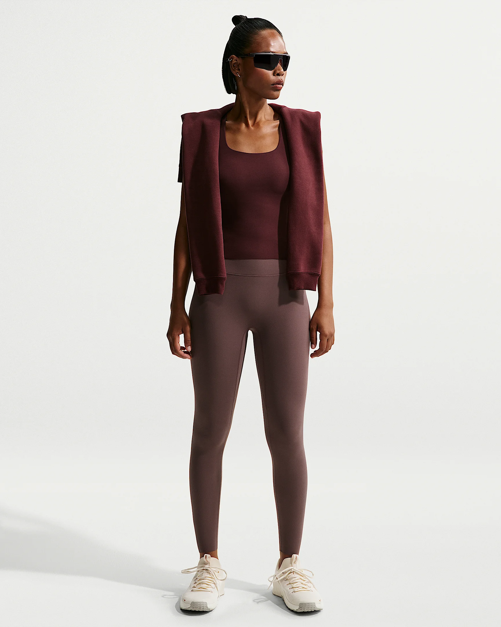 Nike Zenvy Women's High-Waisted 7/8 Leggings with No Front Seam - 1