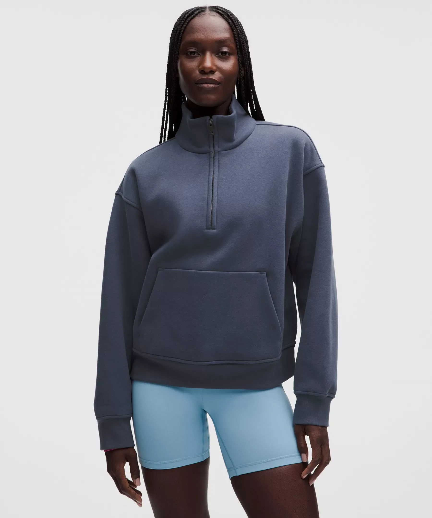 Women's Steady State SuperLoft Funnel-Neck Half Zip - 1