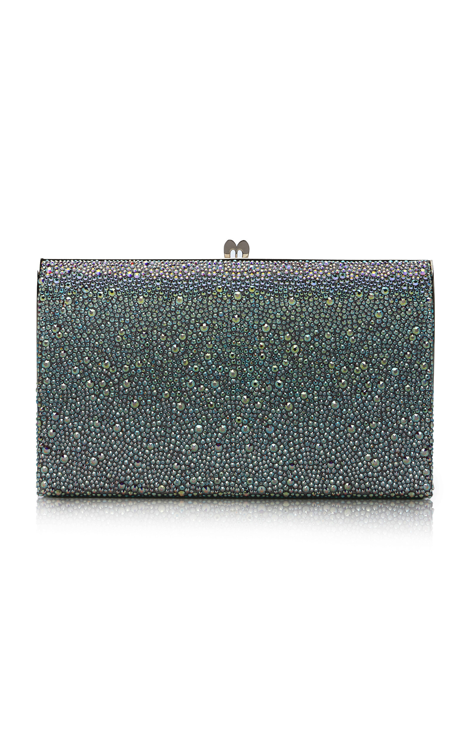 Fetish Crystal-Embellished Clutch silver - 6