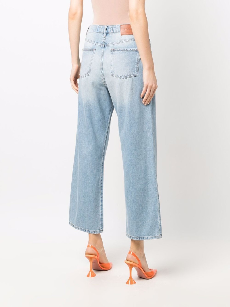 cropped denim jeans 4