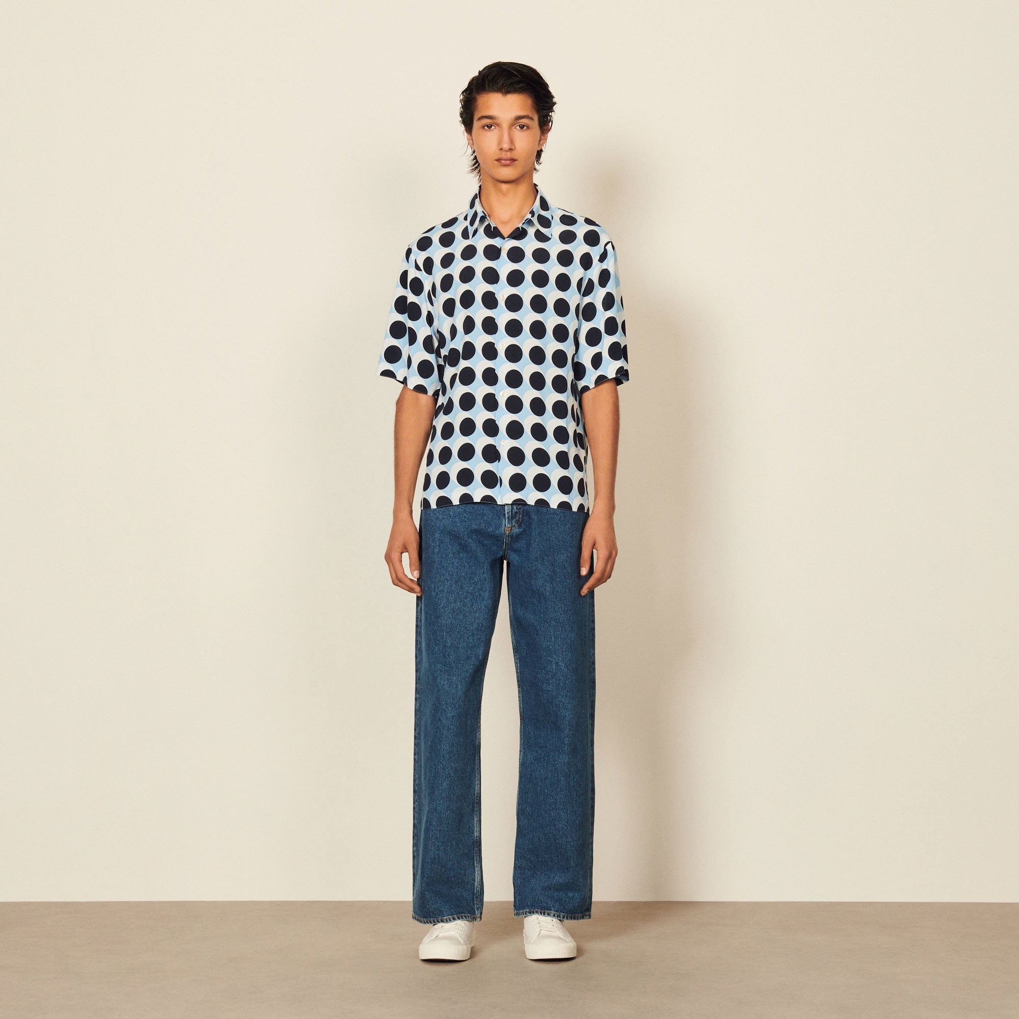 Printed floaty shirt - 6
