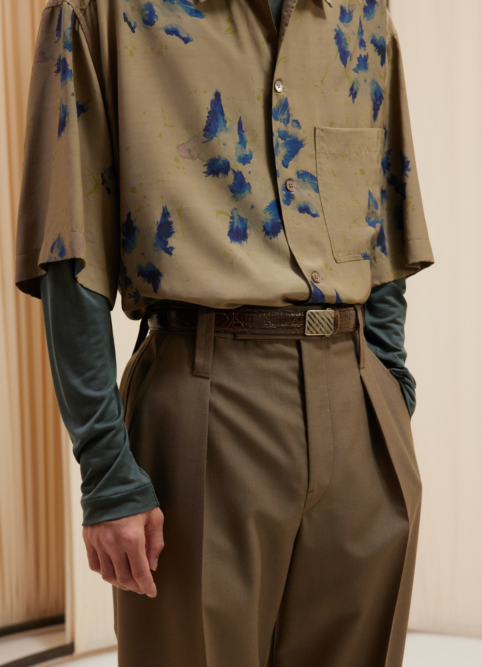 Lemaire Military 30 leather belt Lemaire