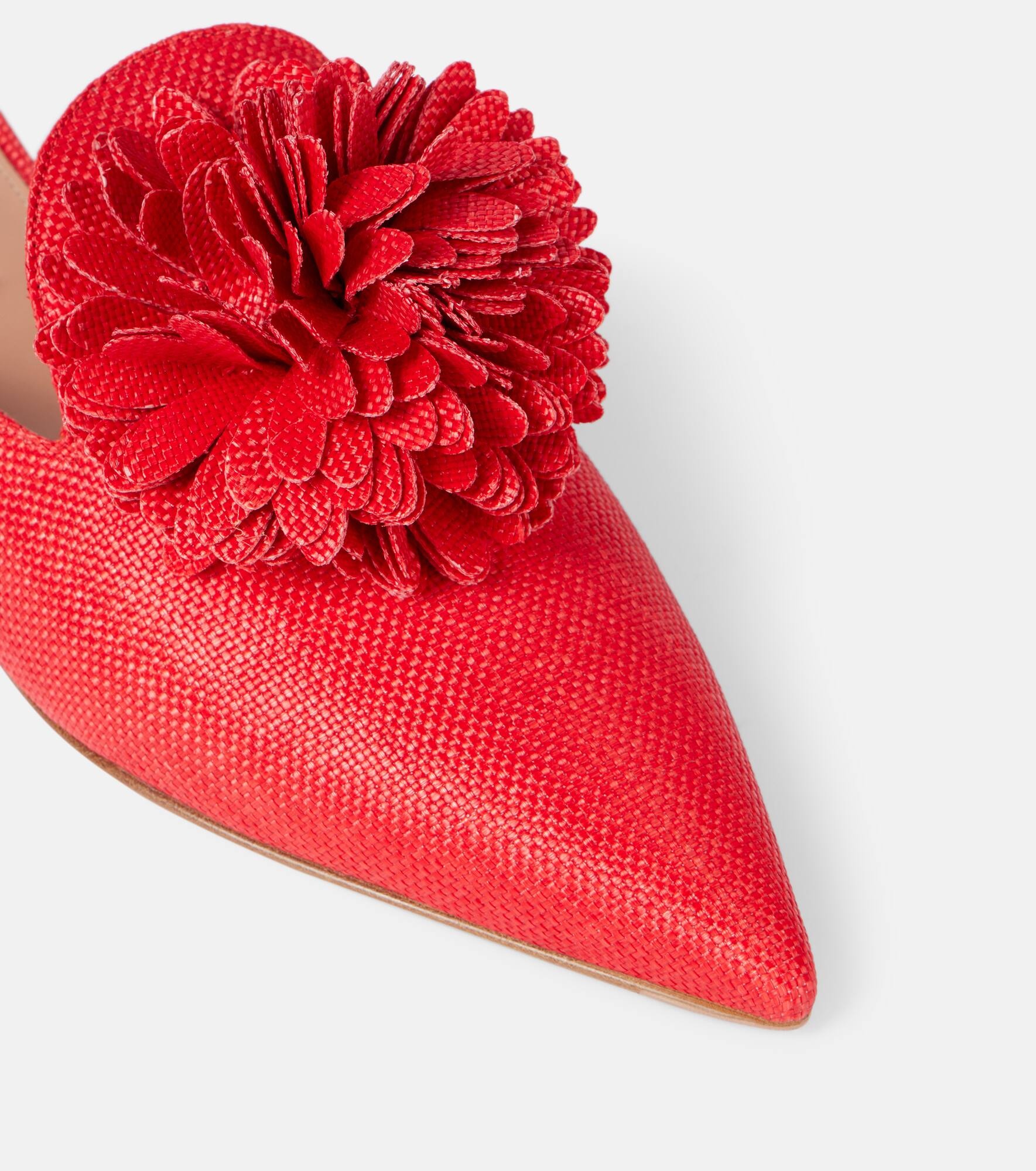 Couturier appliqué mules - 5
