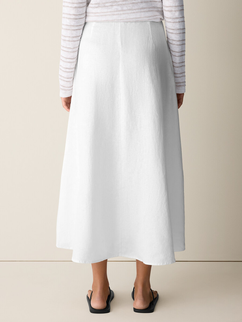 Organic Linen Half-Circle Skirt 4