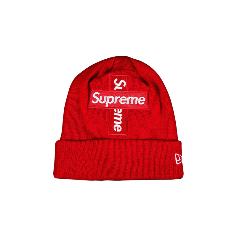 Supreme Supreme x New Era Cross Box Logo Beanie 'Red' - FW20BN14