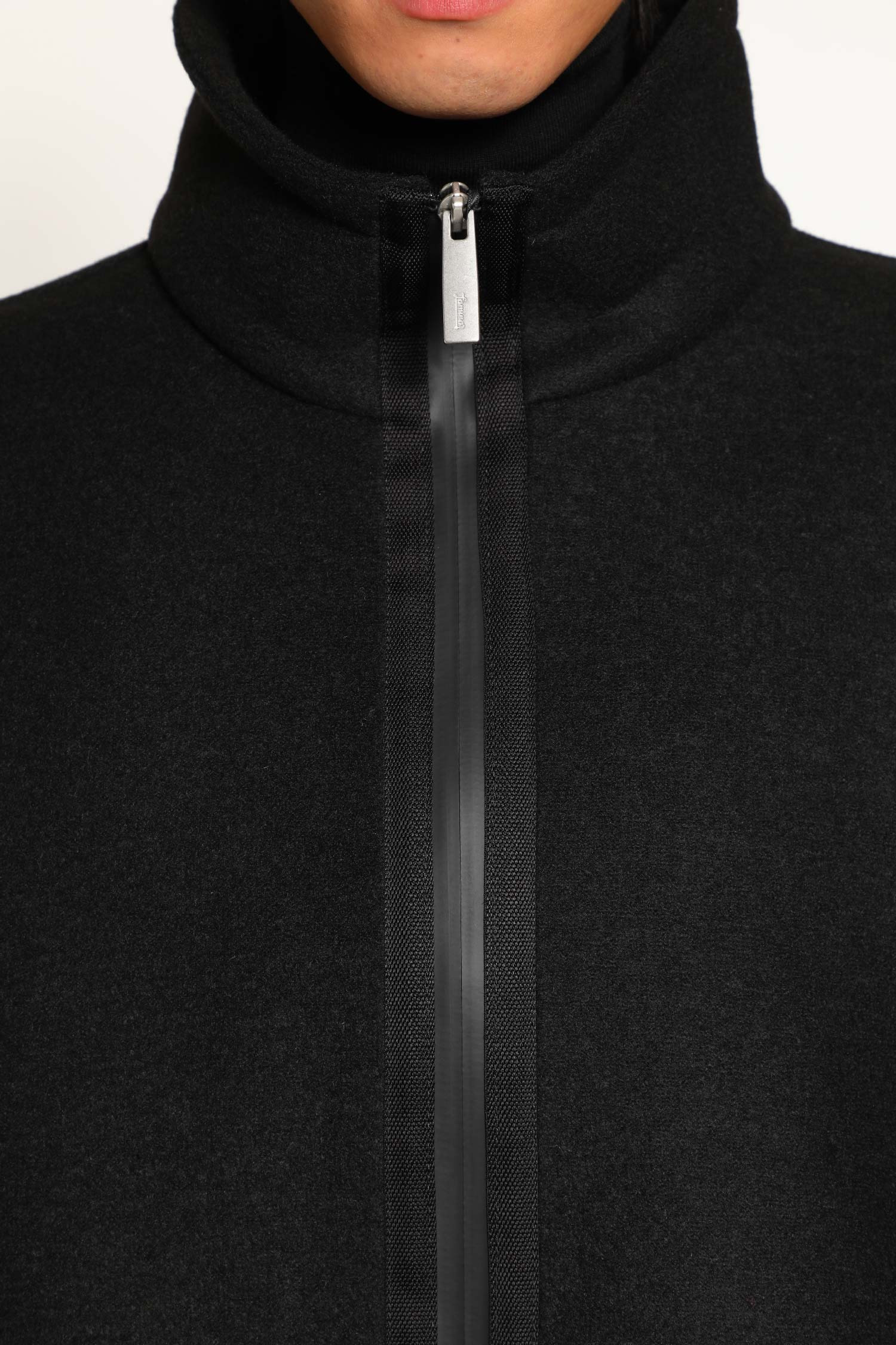 Felt Zip-up Jacket - 4