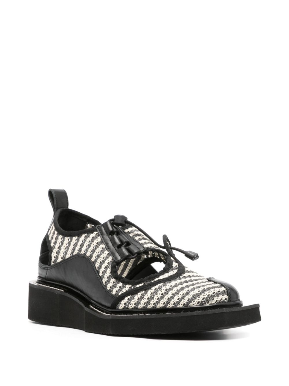 40mm Riviera striped interwoven sandals - 2