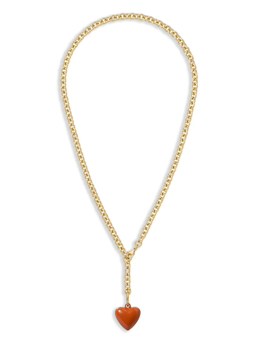 The Mini Puffy heart-charm necklace - 1