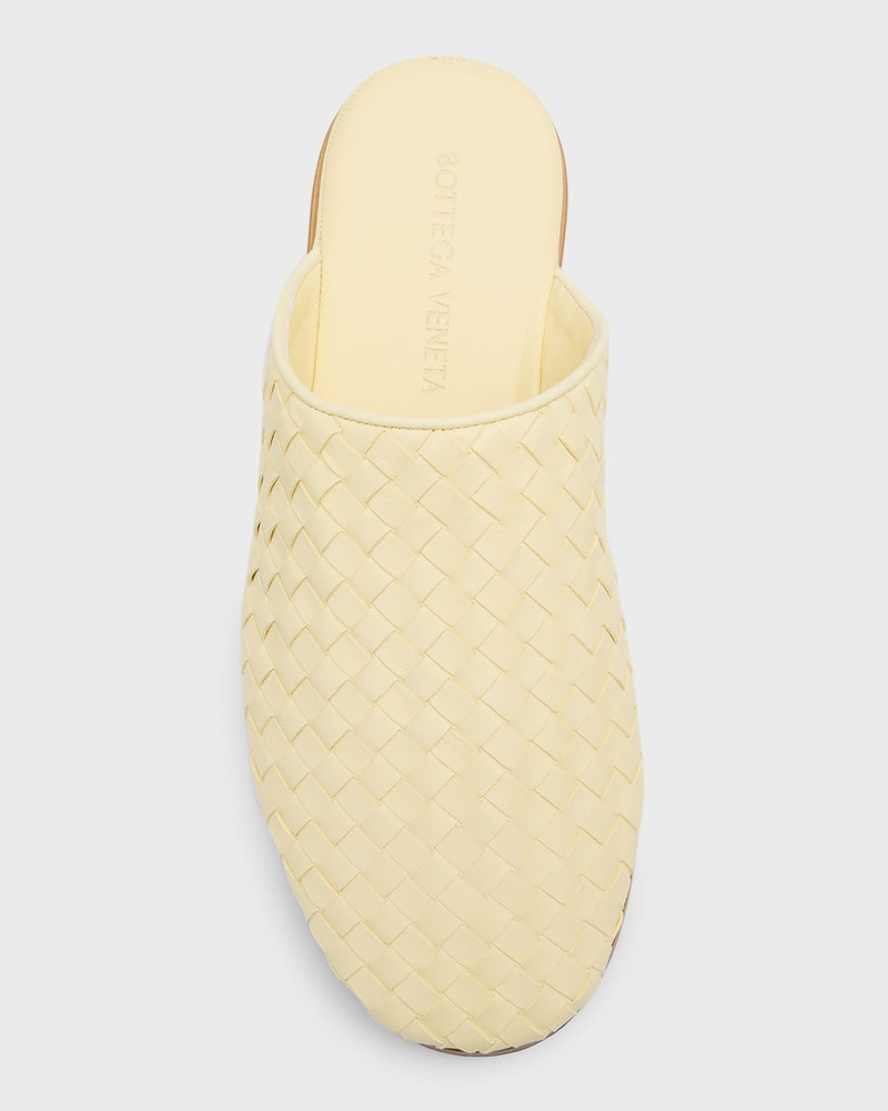 Intrecciato Woven Leather Mule Slippers 7