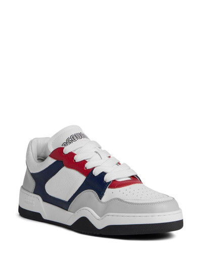 DSQUARED2 leather low-top sneakers outlook
