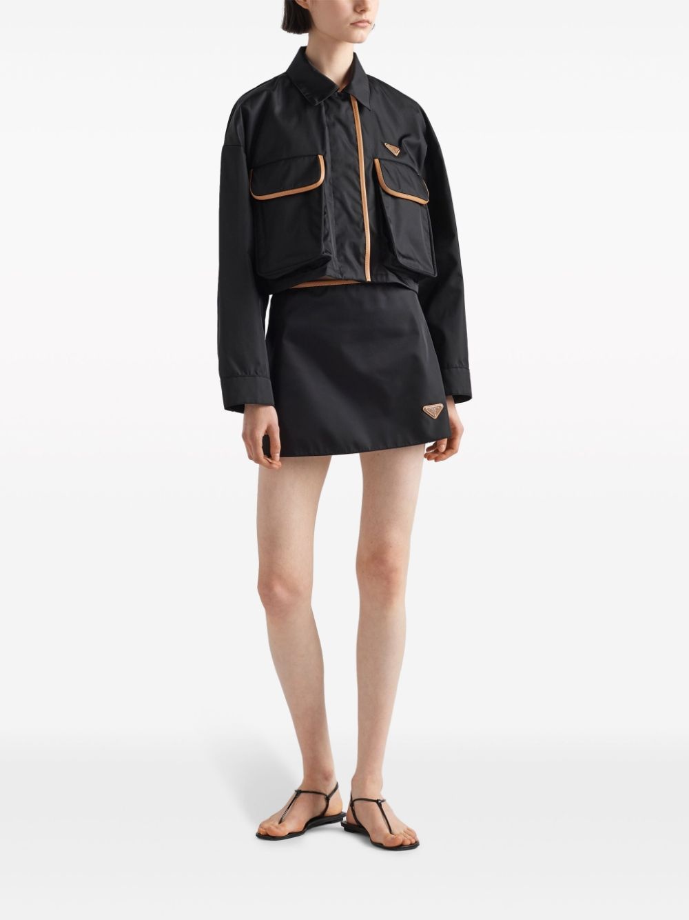Re-Nylon miniskirt - 2