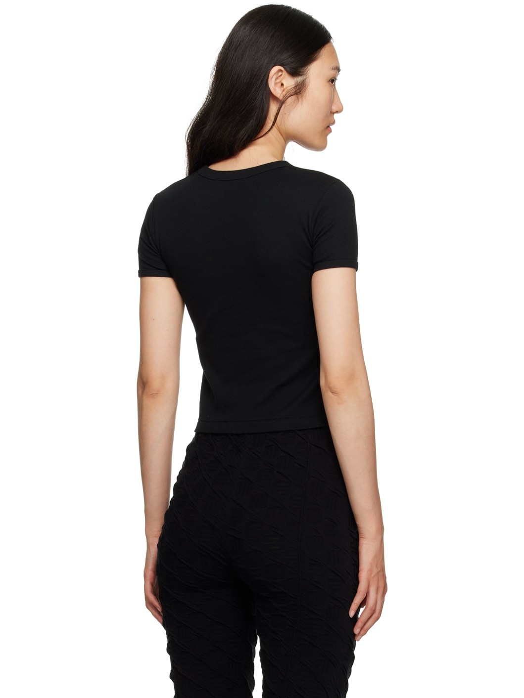 Black Fitted T-Shirt - 3