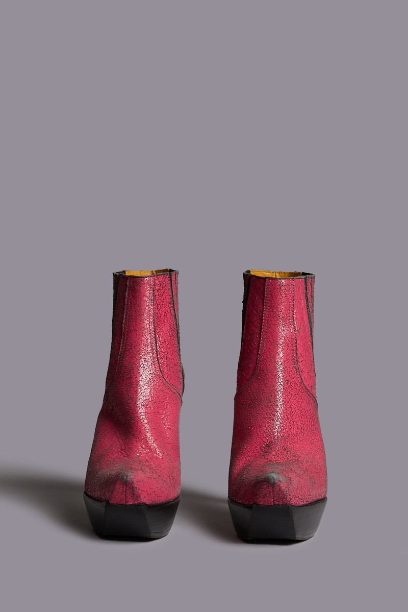 R13 POINTY TOE PLATFORM HEELED BOOT outlook