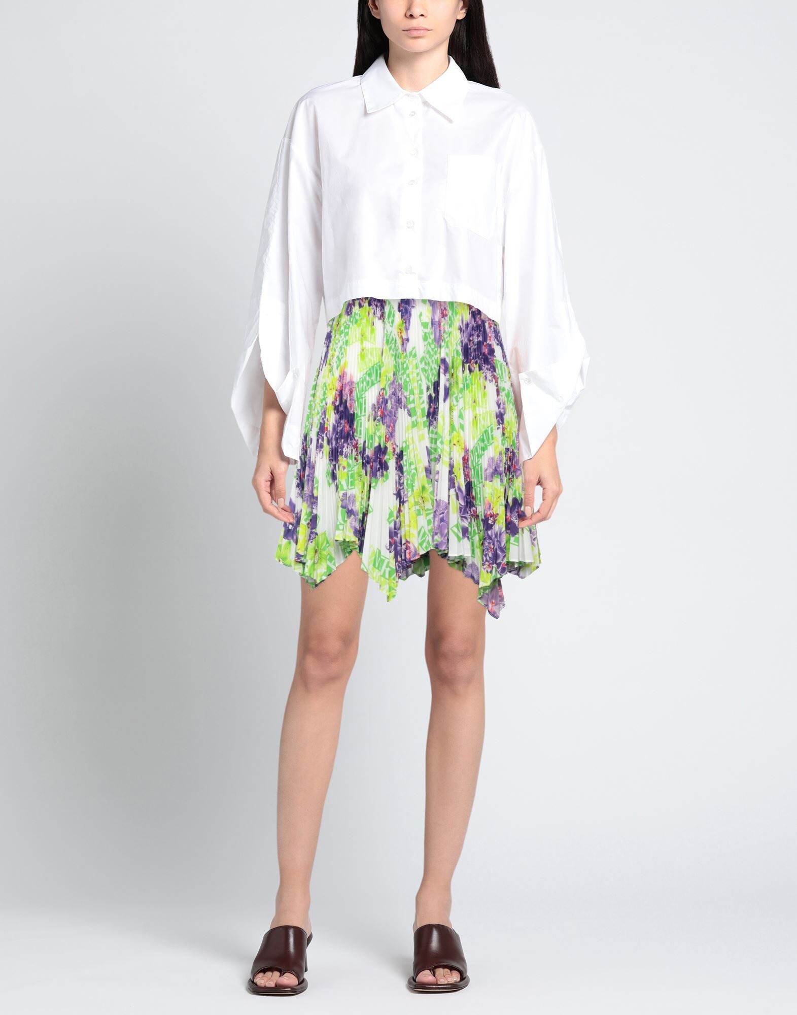 White Women's Mini Skirt - 2