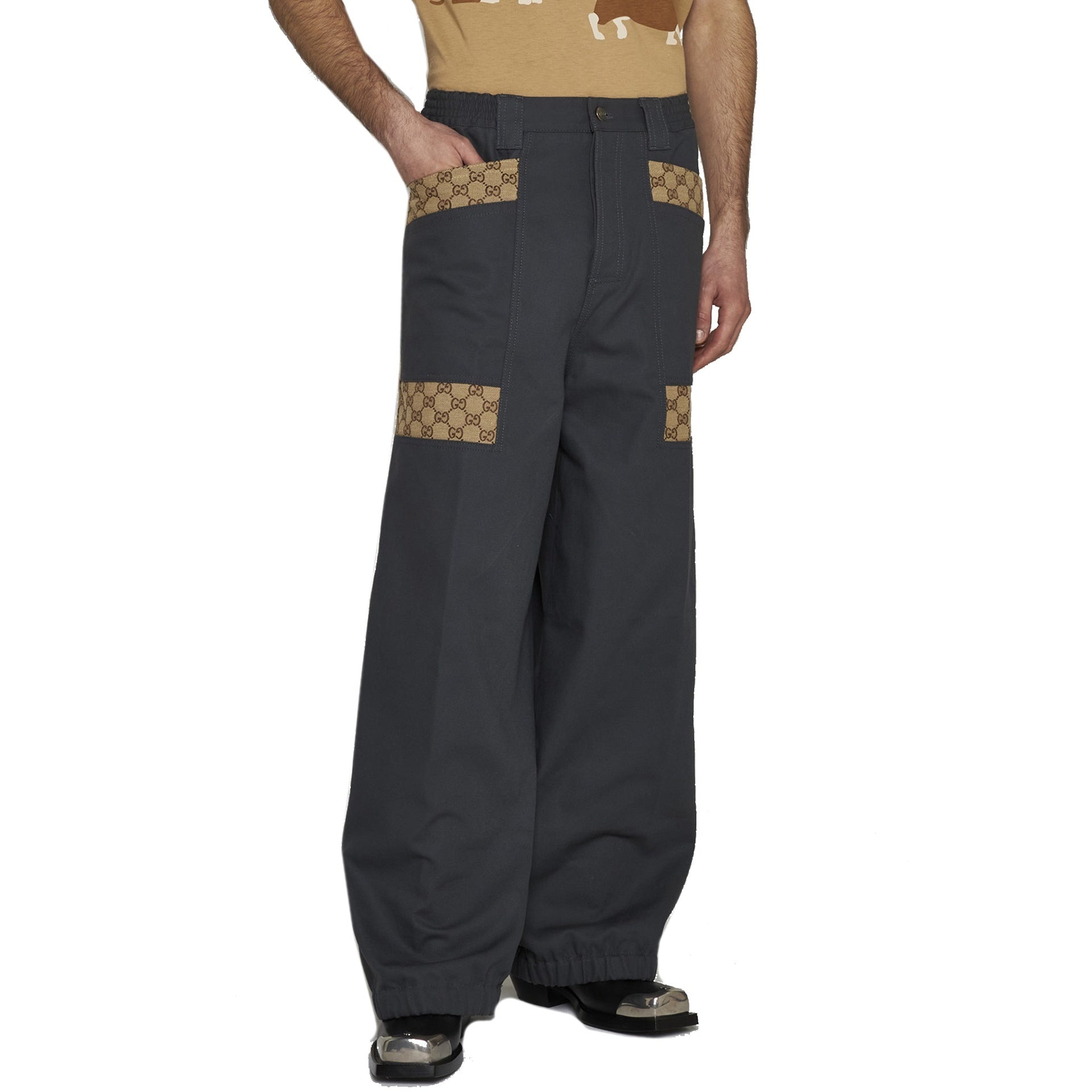 GUCCI Gucci Cotton Gg Cargo Pants balardi REVERSIBLE