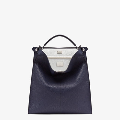 FENDI Blue Romano leather bag outlook