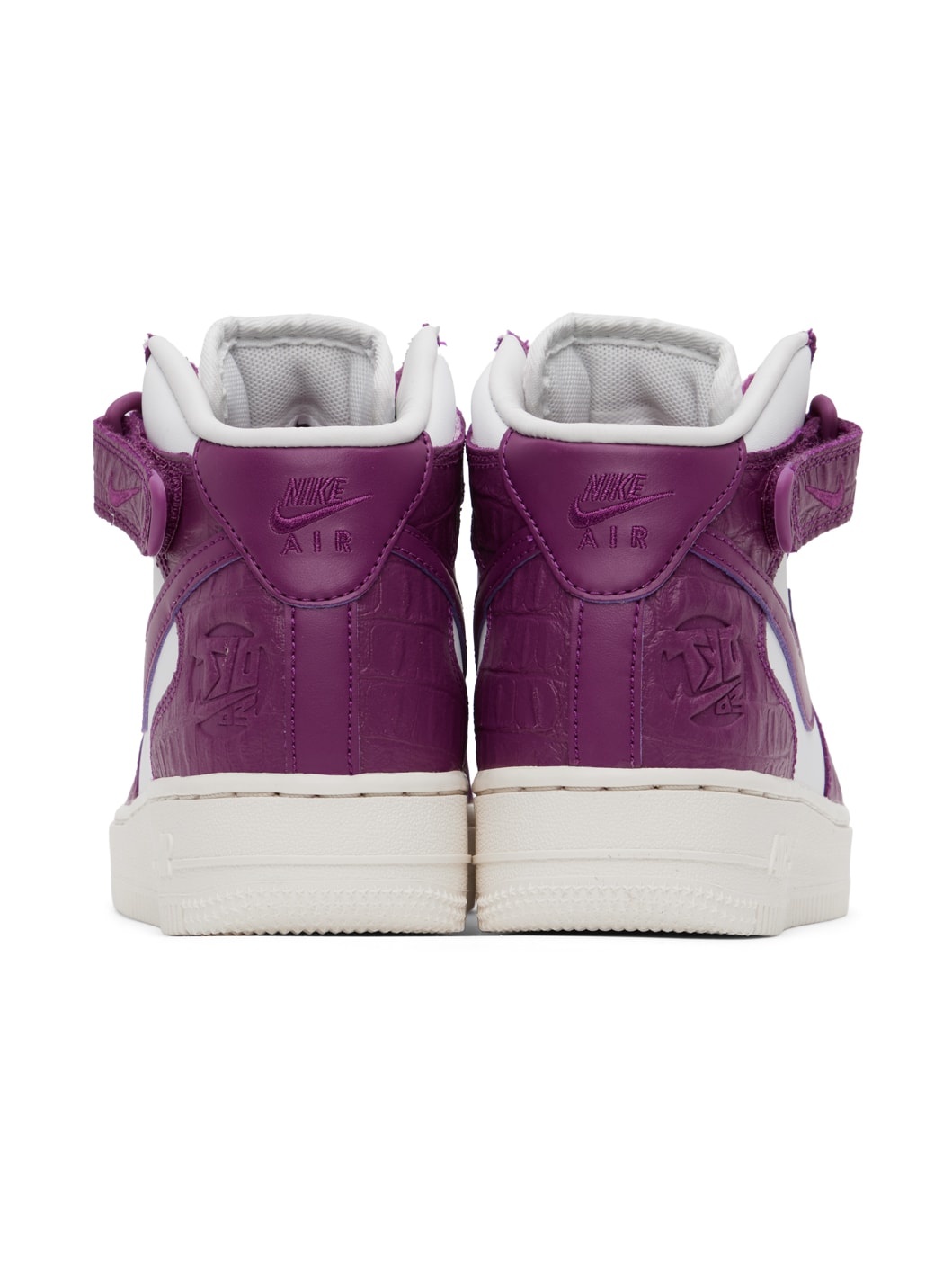 Purple & White Air Force 1 '07 Sneakers - 2