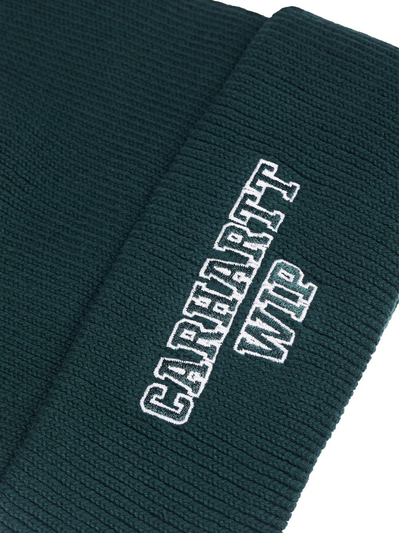 logo-embroidered beanie hat 3
