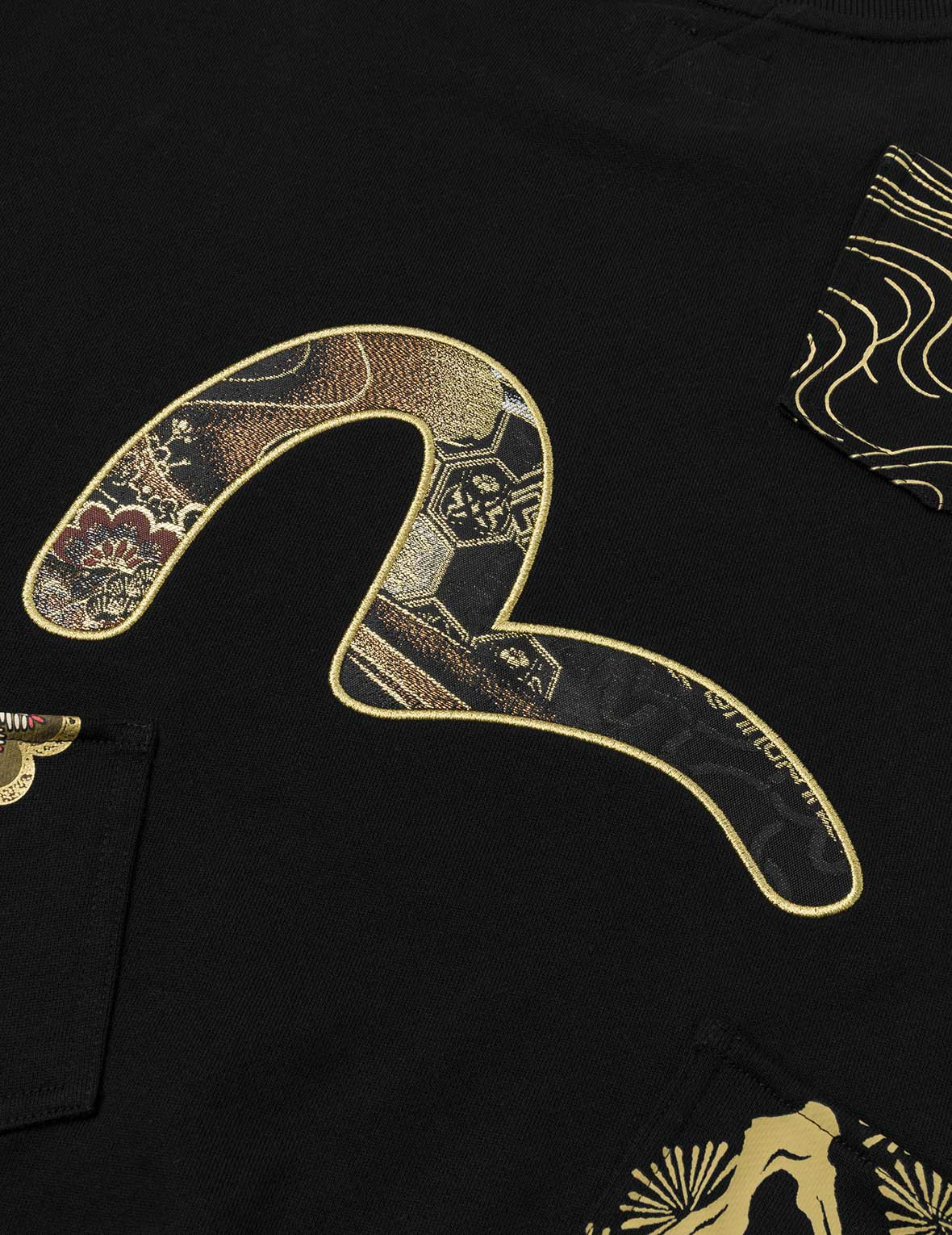 Seagull Brocade Appliqué Relax Fit Sweatshirt - 7