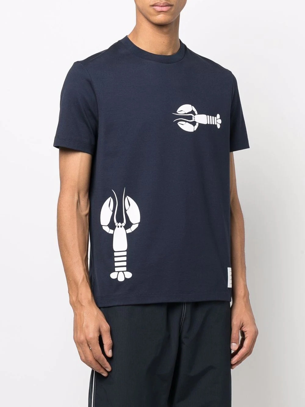 lobster-print round-neck T-shirt - 3