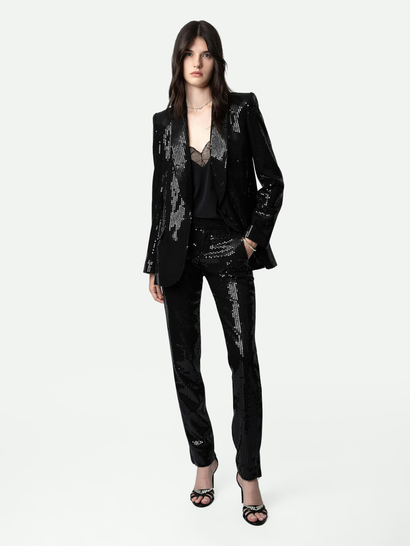 Zadig & Voltaire Vive Sequin Blazer outlook