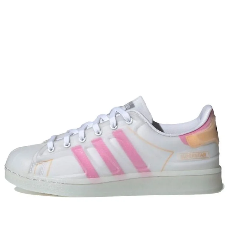 (WMNS) adidas originals Superstar Futureshell 'White Orange Pink' FY7357 - 1