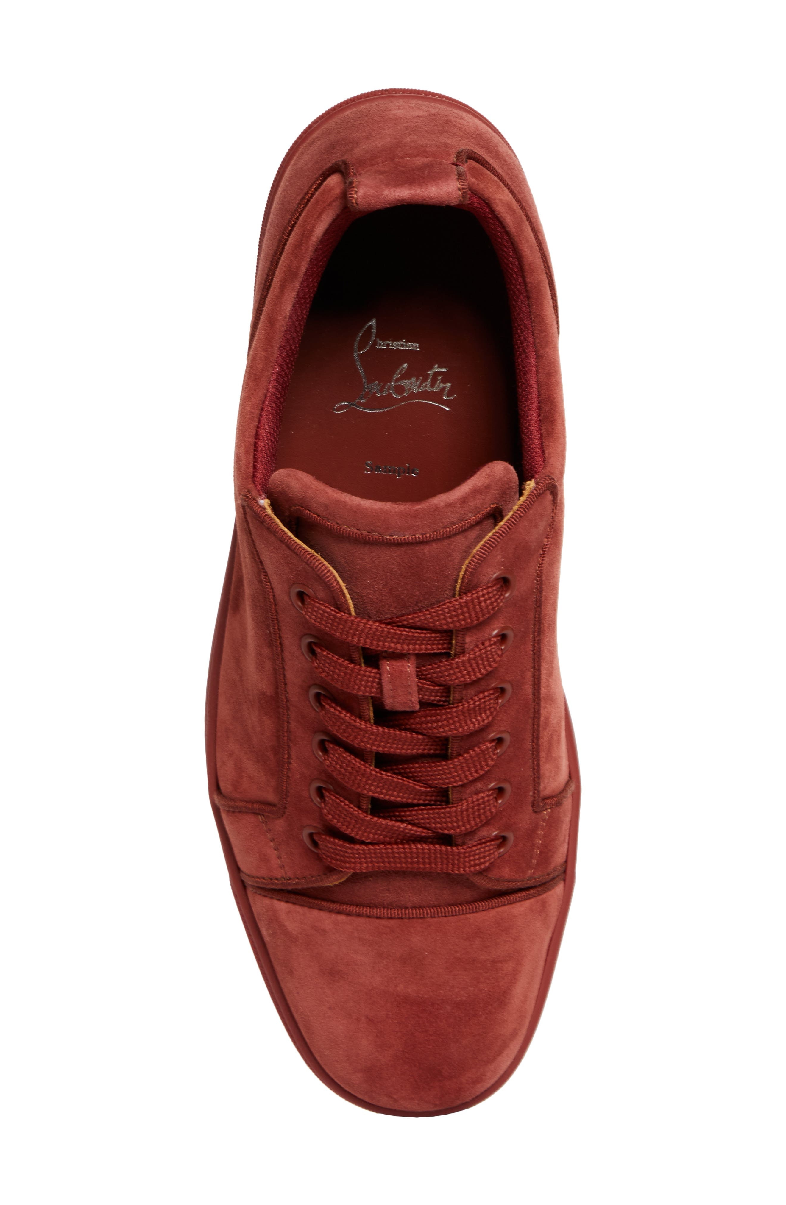 Christian Louboutin Louis Junior Sneaker in 7051-Brownie at Nordstrom - 5