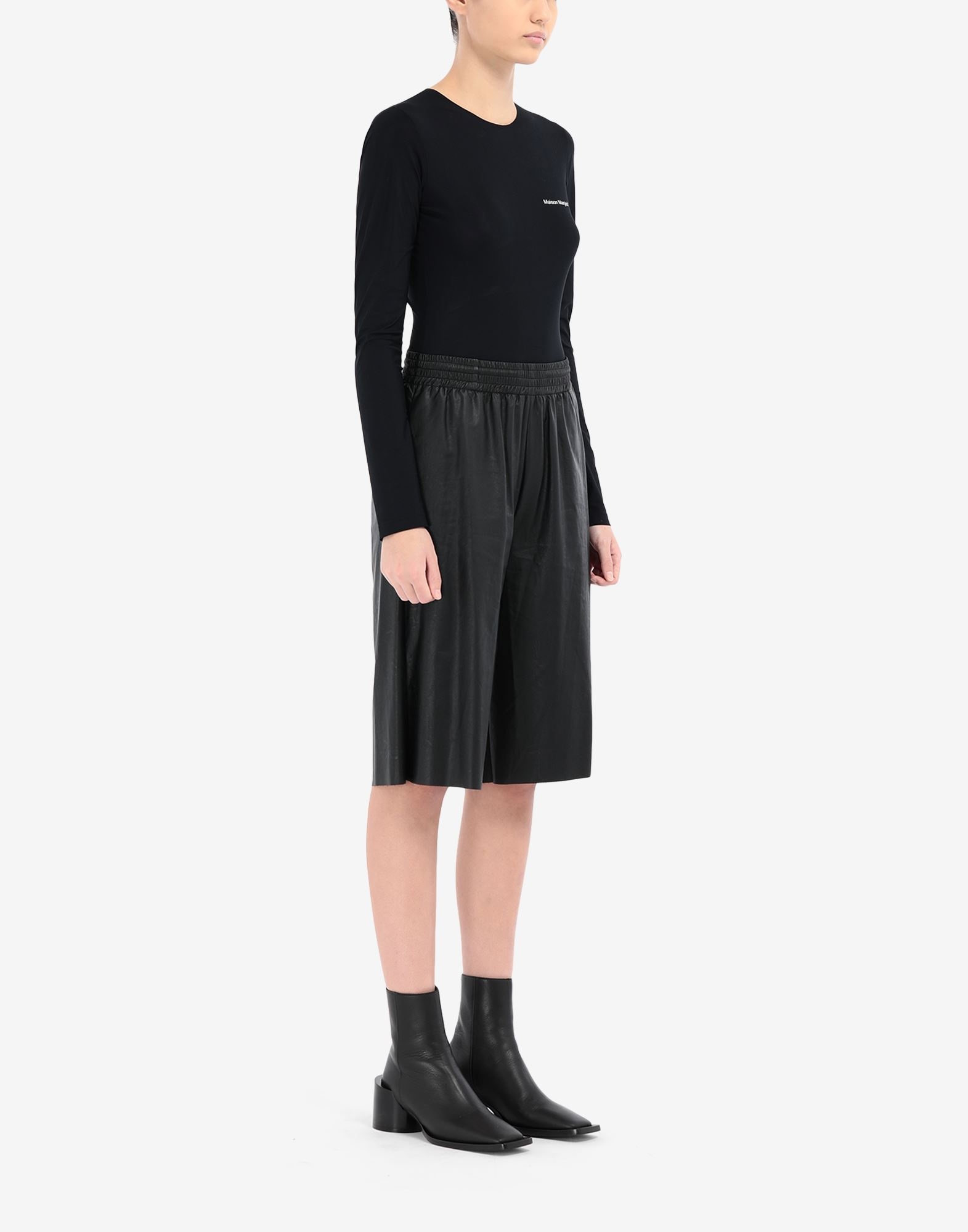 Faux leather culottes - 3