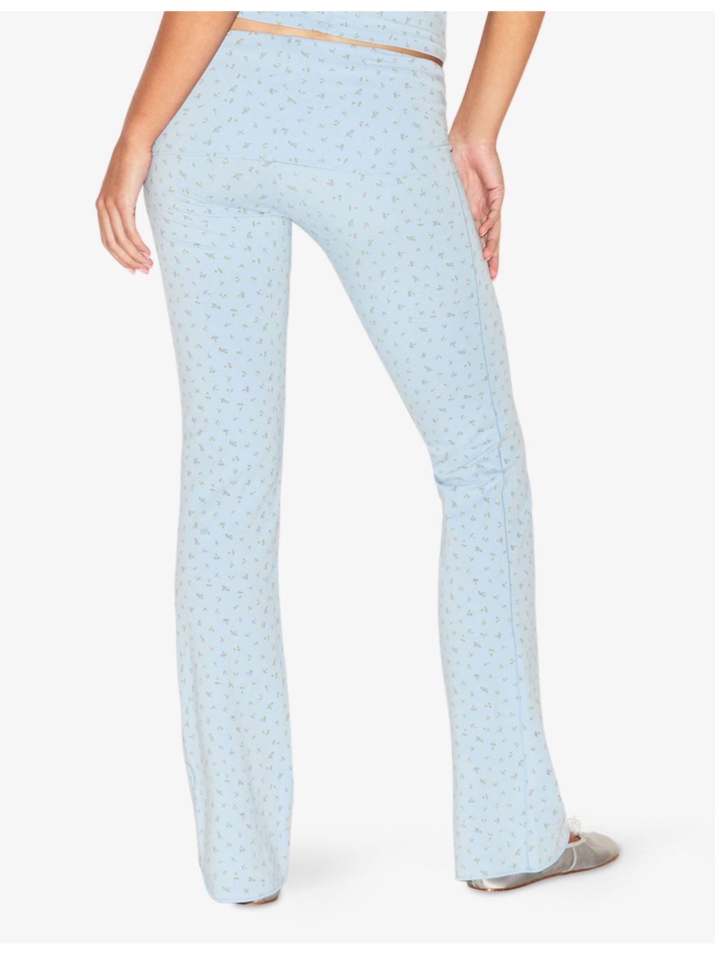 Foldover Lounge Cotton-Jersey Trousers - 4