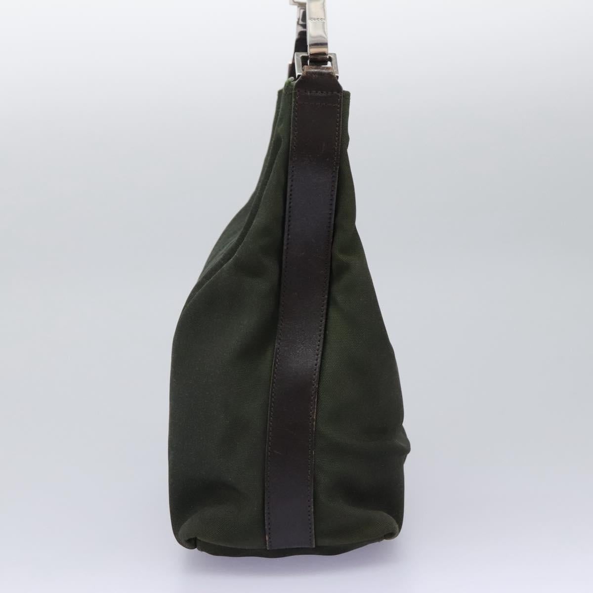 GUCCI Hand Bag Canvas Khaki 000 000 - 4