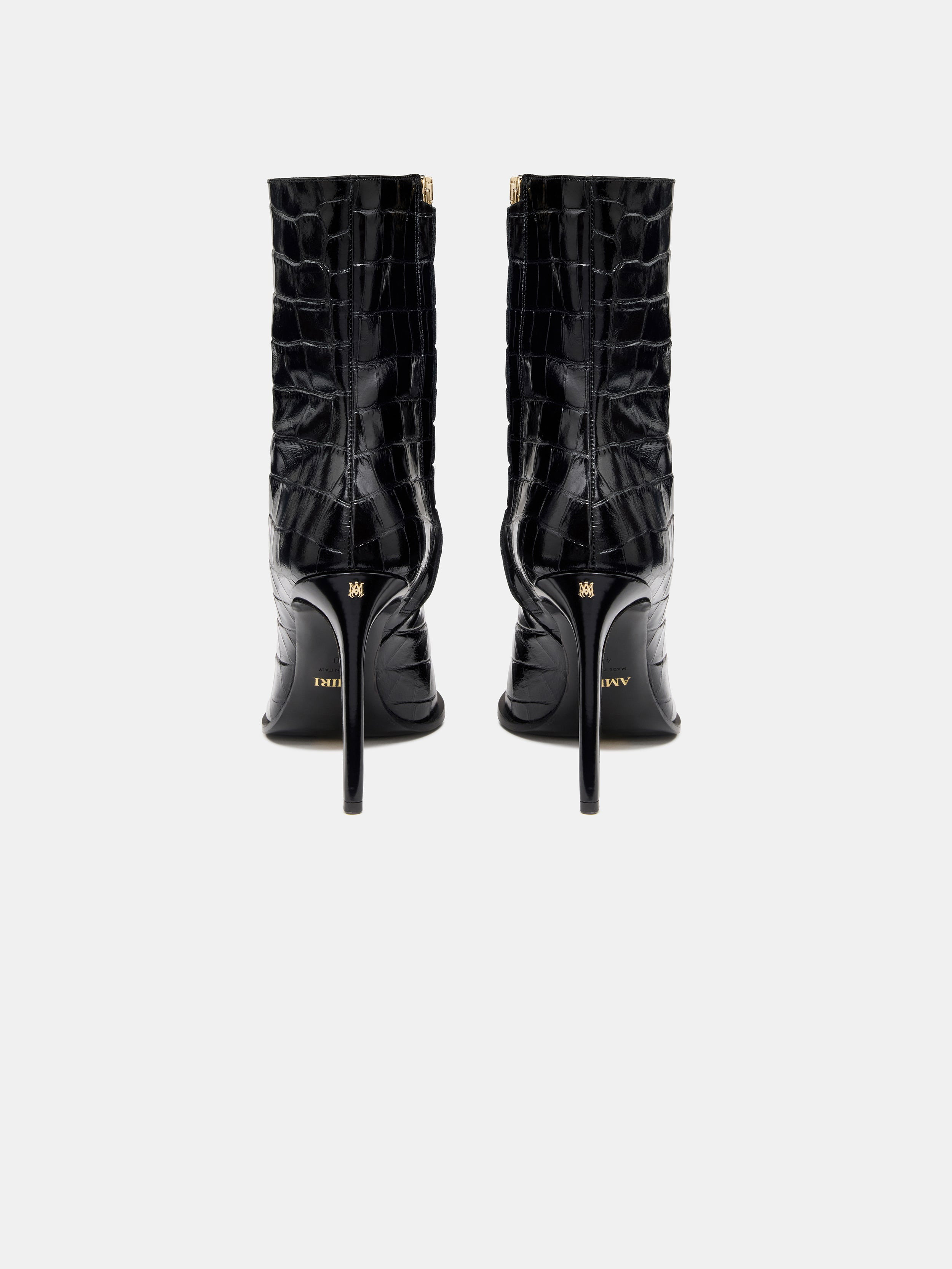 WOMEN'S CROC DEBOSSED MA STILETTO BOOT - 4