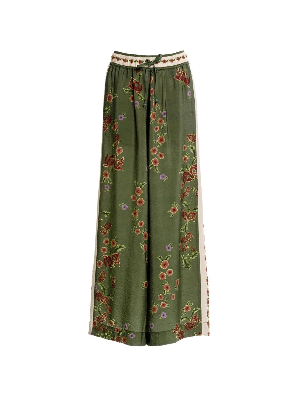 Janis Aura floral-print trousers - 1