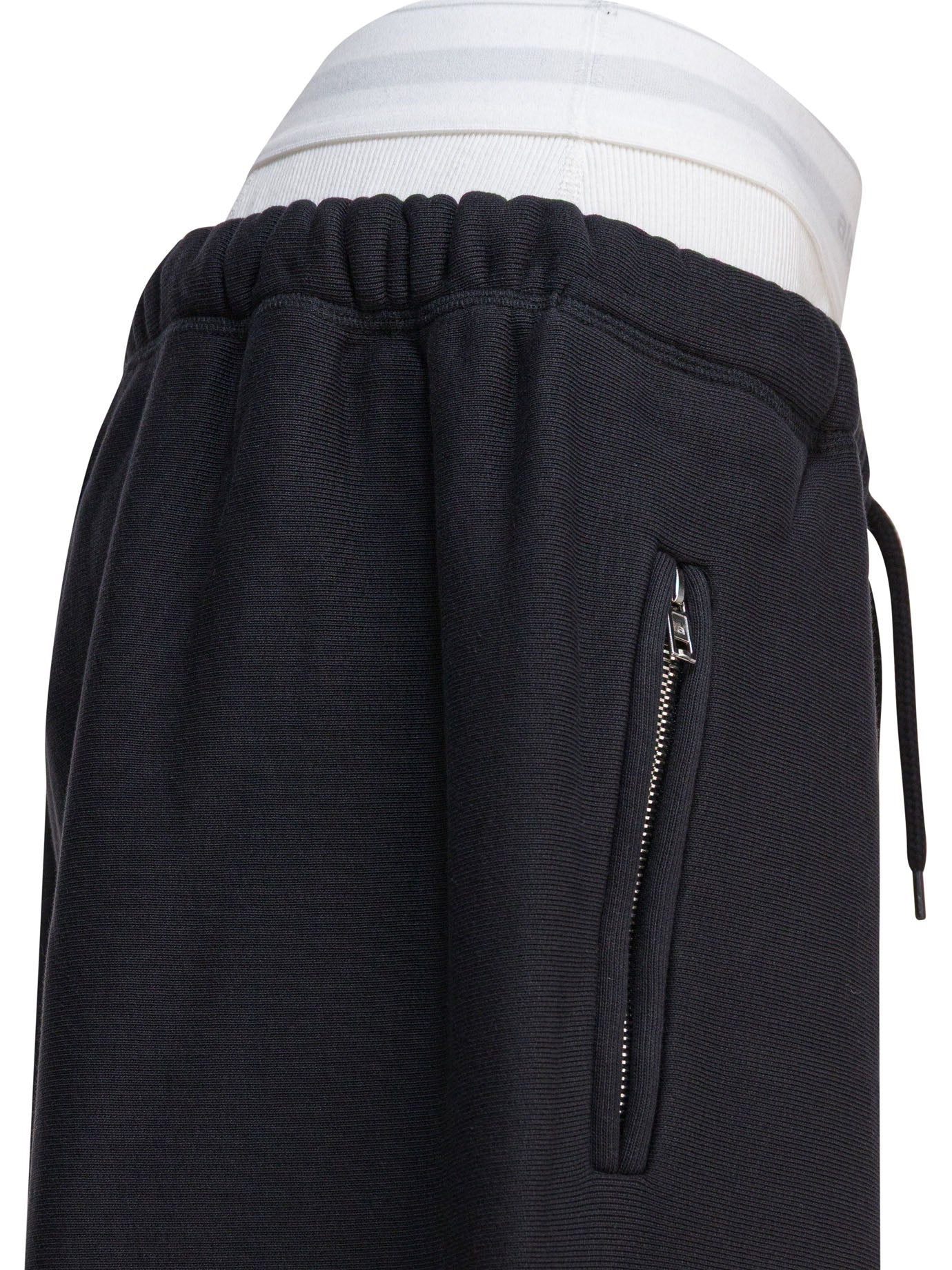 Alexander Wang Wide Leg Sweatpant W/ Logo Elastic Exposed Brief - 4