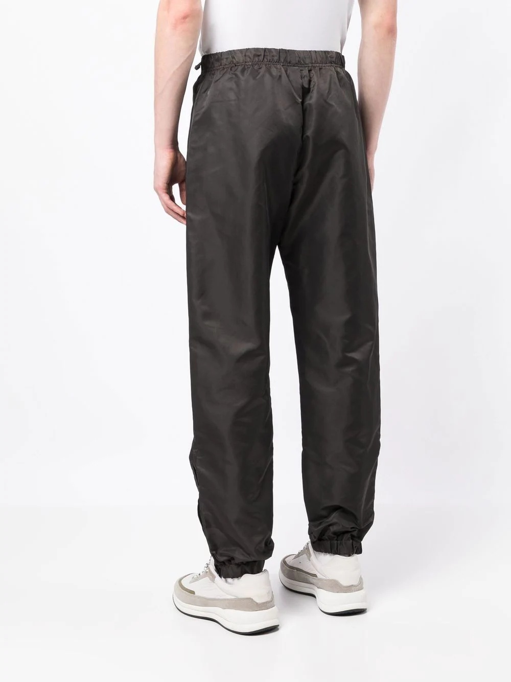 drawstring technical track pants - 4