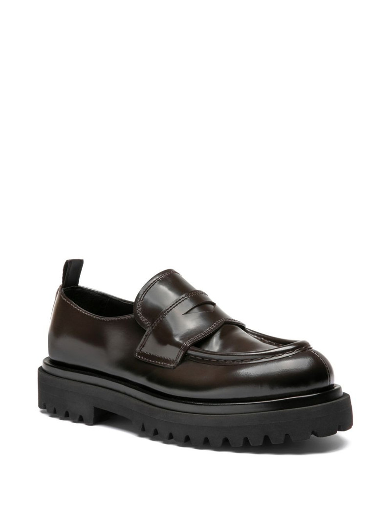 OFFICINE CREATIVE Wisal 001 lug-sole leather loafers outlook