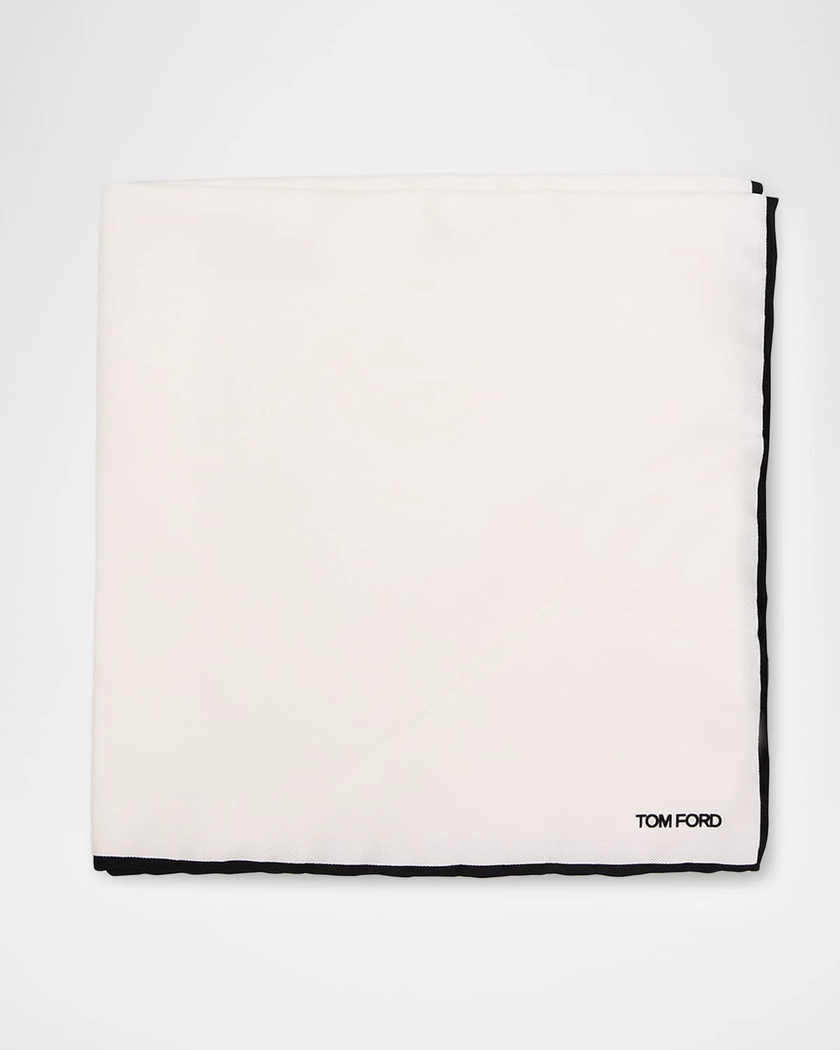 Men & apos;s Solid Classic Silk Pocket Square - 1
