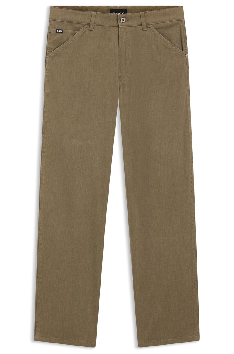 JEANS IN MELANGE COTTON DENIM 1