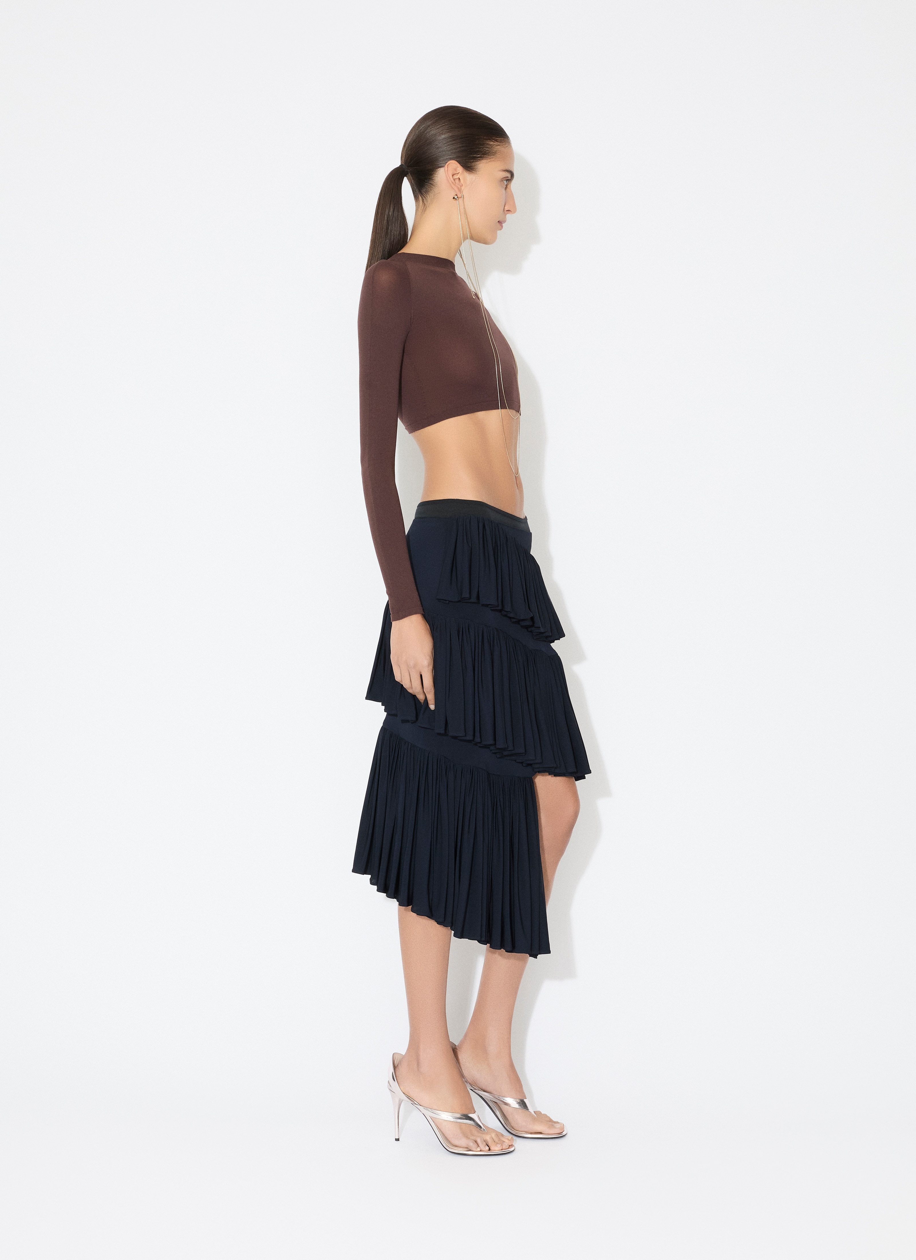 JERSEY SPIRAL SKIRT - 5