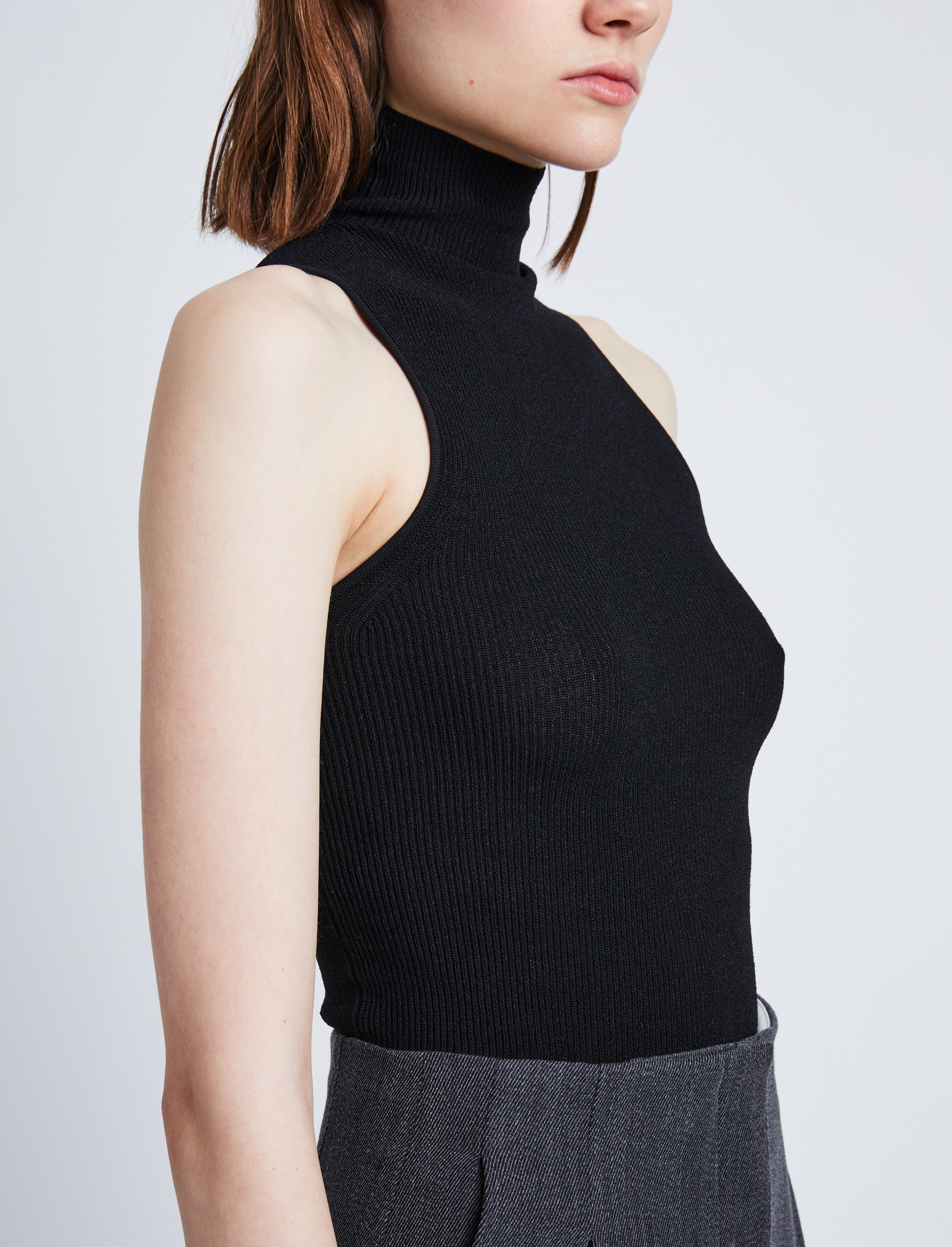 Matte Viscose Knit Top - 6