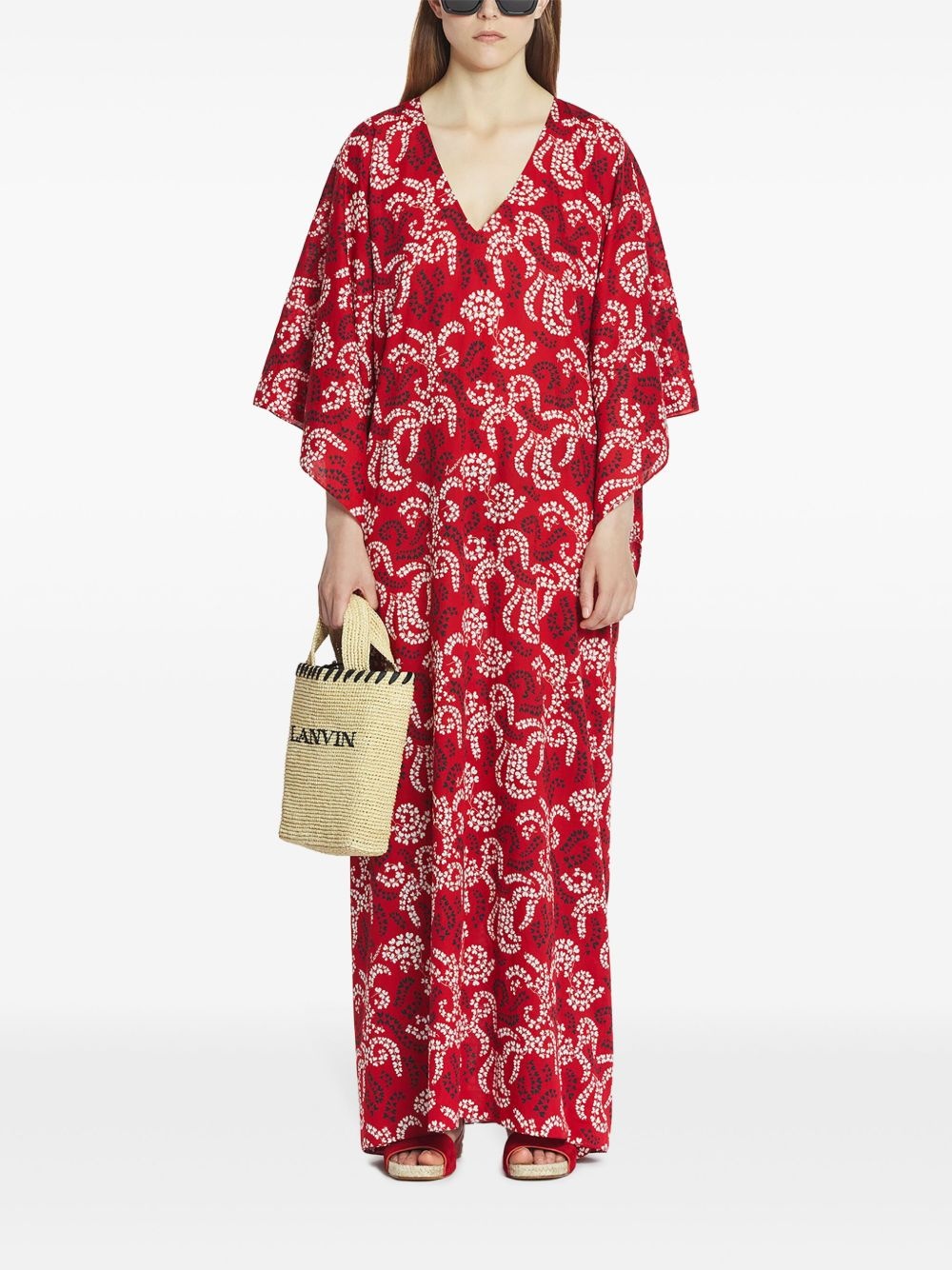 floral-print kaftan - 2