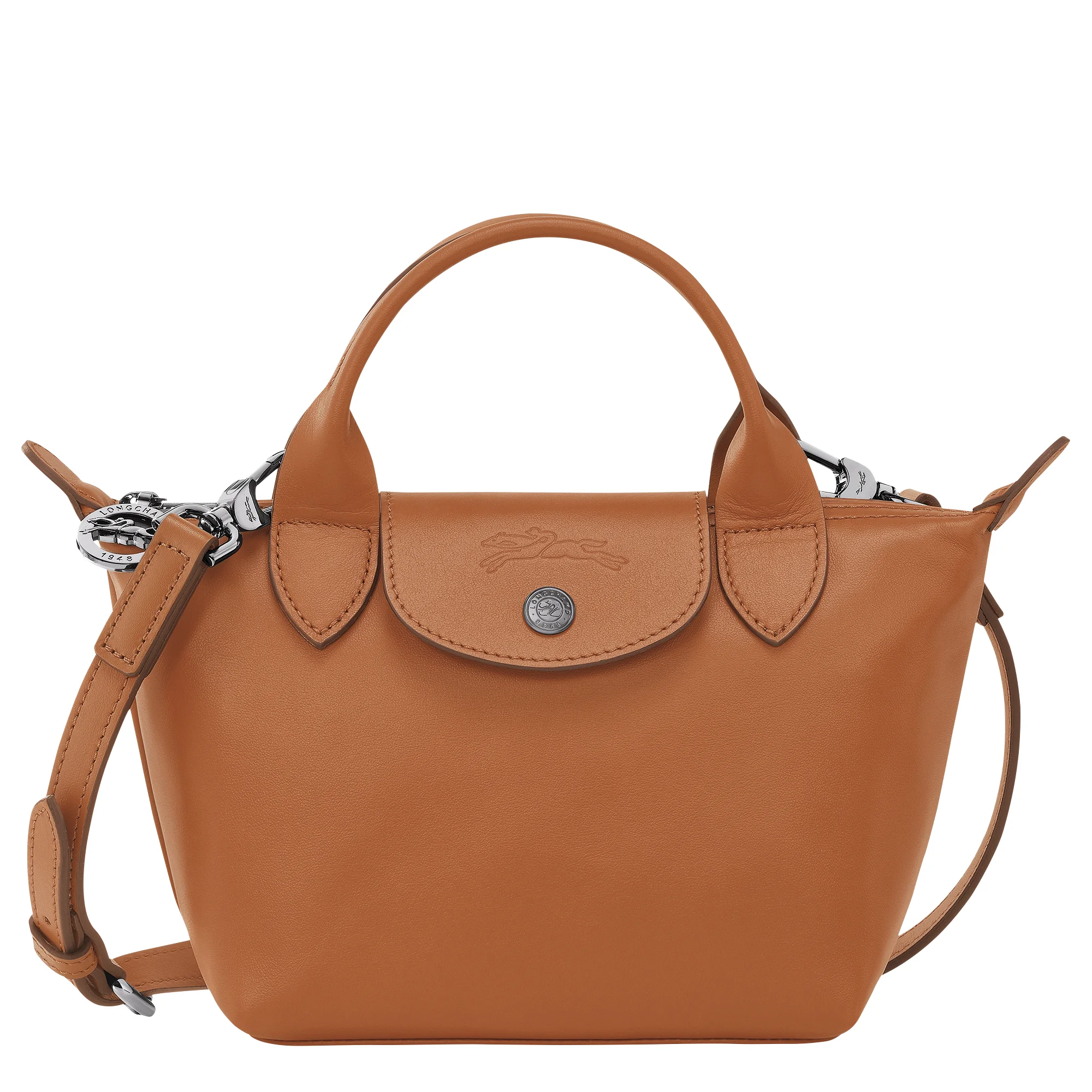 Le Pliage Xtra XS Handbag Cashew - Leather - 1