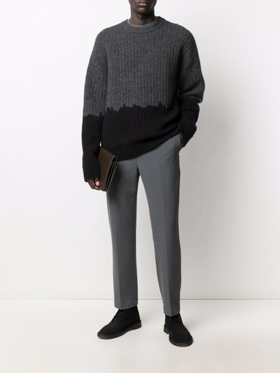 Nanushka dip-dye ribbed-knit jumper outlook